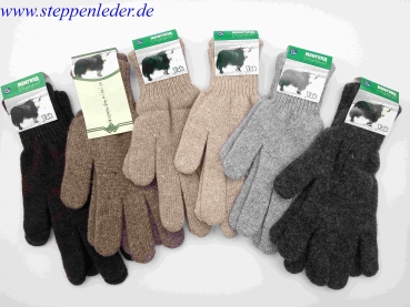 Handschuhe aus YAK-Wolle Herren Größe M ( 8,5 )